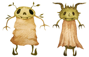 forest creatures. character illustration