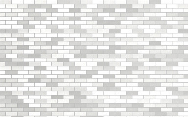 Light gray and white brick material texture retro wall background