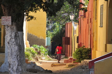 La vie quotidienne sur l'île de Gorée au SENEGAL