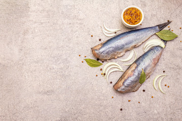 Traditional Norwegian herring 