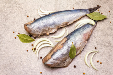 Traditional Norwegian herring 