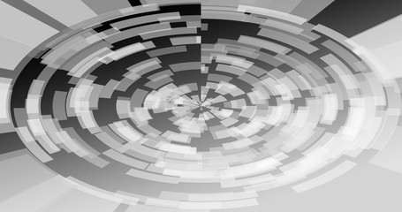 black and white circle abstract background 
