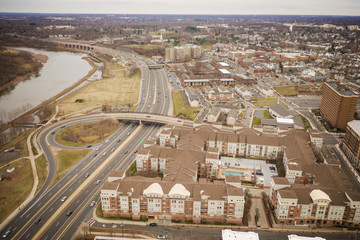 Aerial View of New Brunswick New Jersey