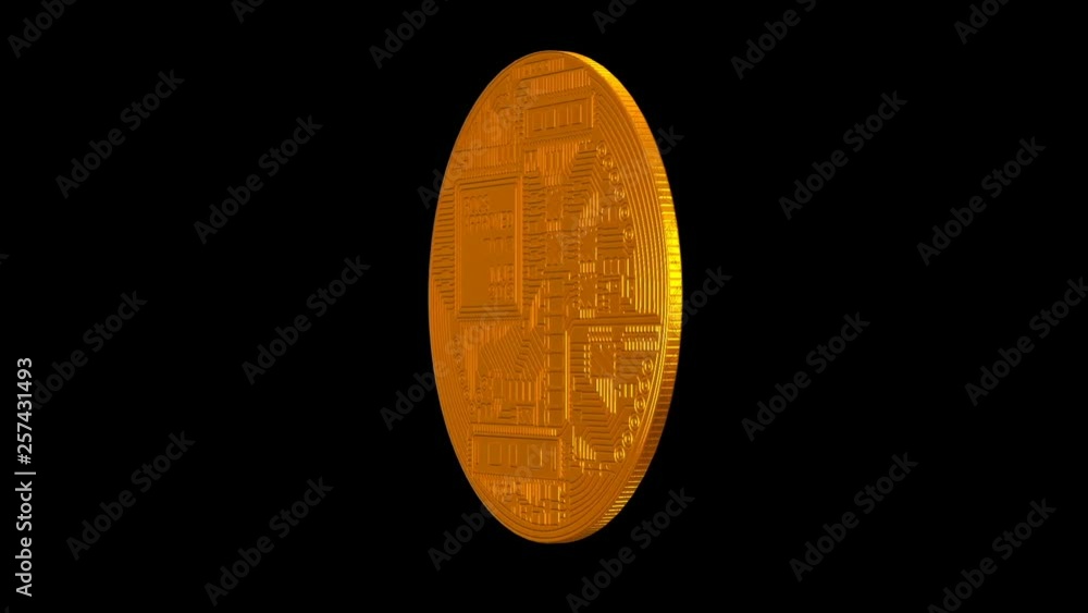 Poster bitcoin blockchain crypto currency digital encryption network for world money, alpha channel