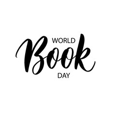 World Book day. Lettering composition, perfect for invitation,  poster, cards, t-shirts, mugs, pillows and social media.