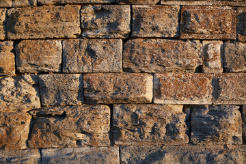 Ancient city stone wall