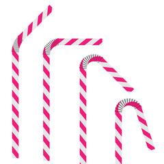 Fototapeta premium plastic drinking straws