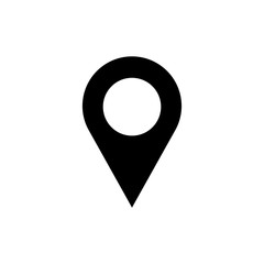 Pin icon vector. Location icon. Map pointer icon