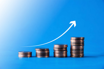 finanza, monete, grafico, economia, affari, guadagni,	