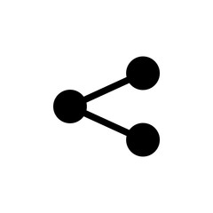 share icon vector. Share vector icon
