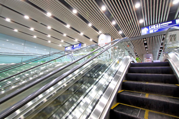 Beijing Capital International Airport T3 terminal glass elevator, China