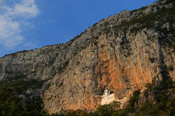 Fototapeta na wymiar Ostrog Monastery, Montenegro