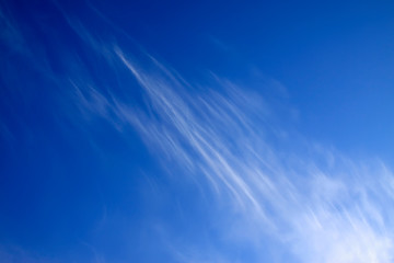 blue sky and white clouds