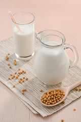 Jug of soy milk