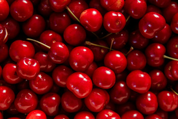 Red sweet cherries