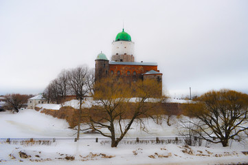 church in winter