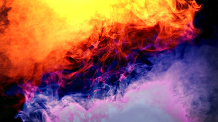 smoke of color