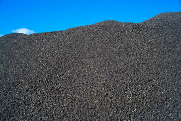heap of black coal