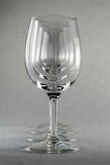 Empty wine glasses 1