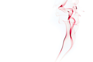 Abstract smoke on white background 1