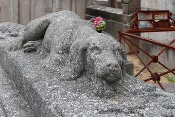 In a cemetery (Nantes - France)