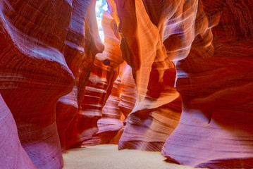 Antelope Canyon is a slot canyon in the American Southwest. - obrazy, fototapety, plakaty