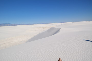 White Sands in New Mexico
