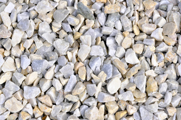 Decorative stone construction crumb