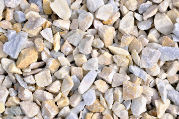 Decorative stone construction crumb