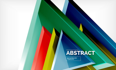 Tech futuristic geometric 3d shapes, minimal abstract background