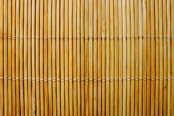 Bamboo mat texture background