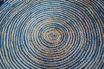 Close-up of handmade textile , weaving of carpet texture, Background and wallpaper, macro image.