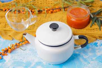 natural, organic sea buckthorn jam