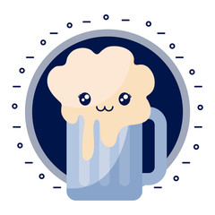 beer drink kawaii character