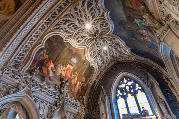 Intérieur de l'église de l'Abbaye d'Hautecombe