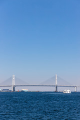 臨港パークから横浜ベイブリッジ