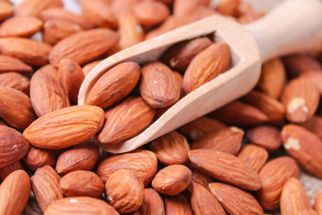 natural, organic almond nut