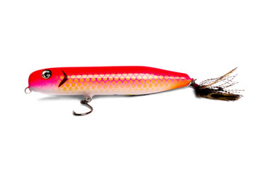 Fishing lure isolated on white 