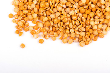  dry peas close-up. pea porridge. pea seeds