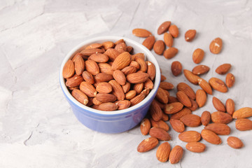 natural, organic almond nut
