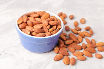 natural, organic almond nut
