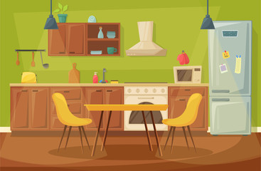 Kitchen home interior, dining room furniture design