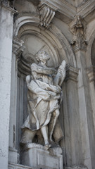 Fototapeta premium Beautiful Italian sculpture and architecture.