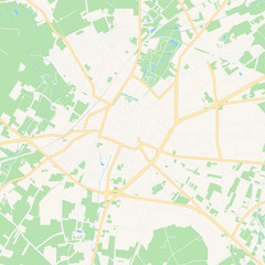 Sint-Truiden , Belgium printable map