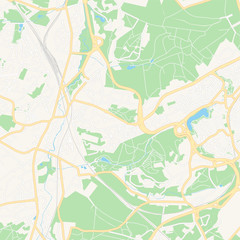 Ottignies-Louvain-la-Neuve, Belgium printable map