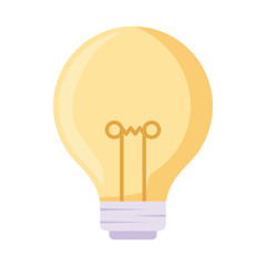 light bulb isolated icon