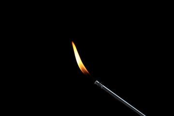 lighter ignites