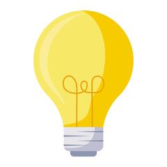 light bulb isolated icon