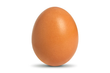 Egg isolated on white background,clipping path