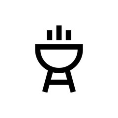 Barbecue party icon. Meat gril sign